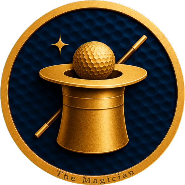 The Magician golfer badge
